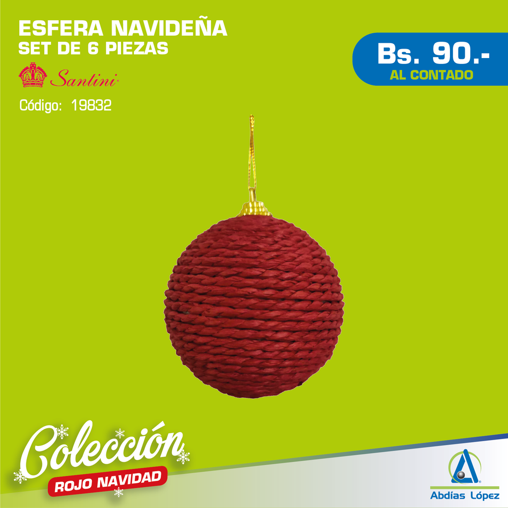 JG BOLAS 6 PZAS 16X8X24CM P-130-2500770