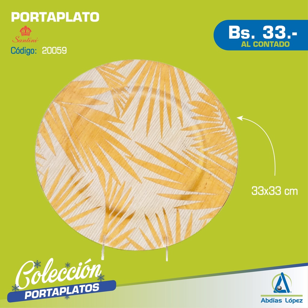 PORTAPLATOS NATURAL-DORADO P-831-XMSM016-081