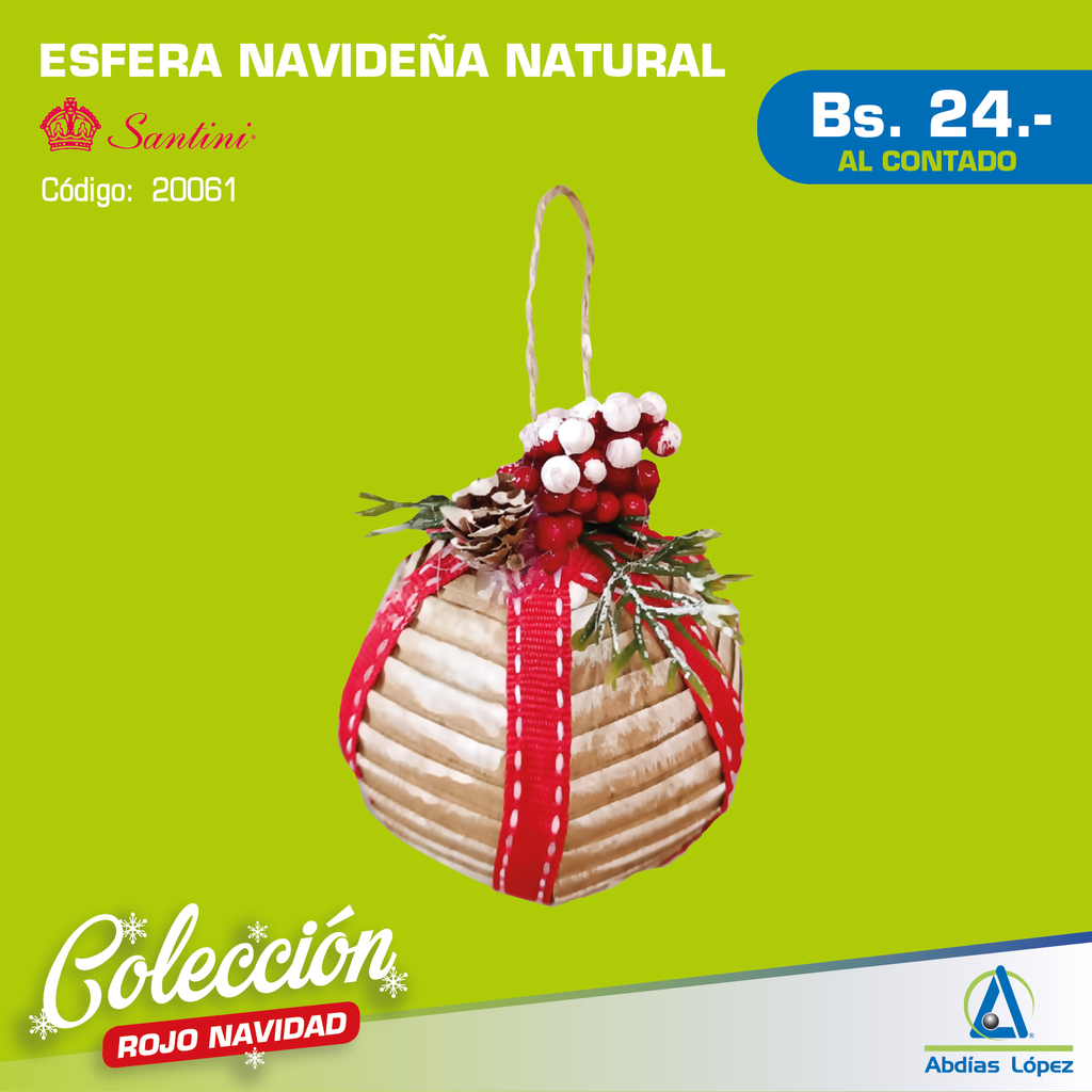 ESFERA DORADO ROJO P-831-XMTX349-244