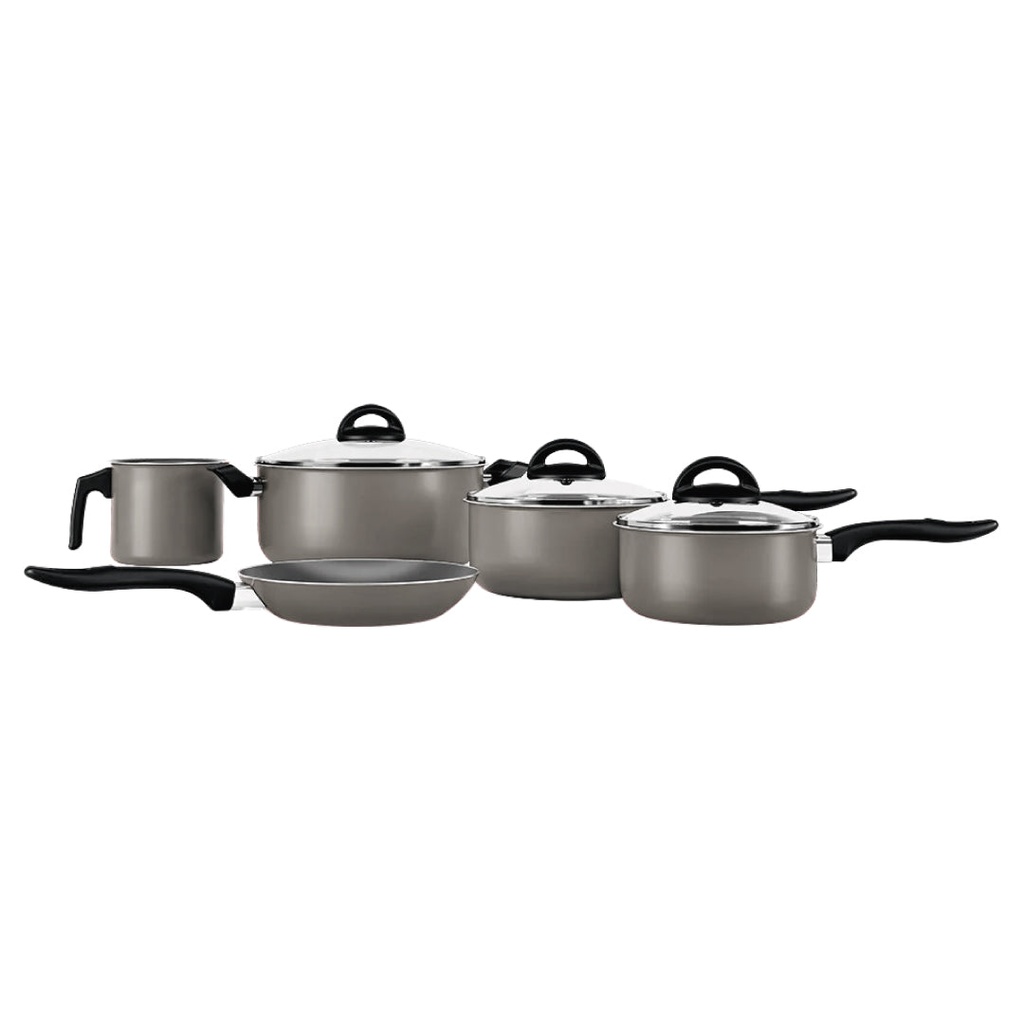 BATERIA DE COCINA BRINOX 5 PZS. CHILLI PLOMO P-7014/104