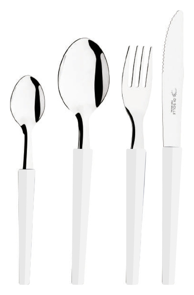POTE 24 PIEZAS DI SOLLE RALLADOR BLANCO P-14.9853.70.05.000