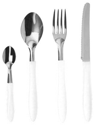 POTE RALLADOR JUEGO 24 PZAS.BLANCO P-35.9853.70.05.000