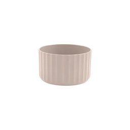 [I-18789] MACETA DE JARDINERIA GROOVE MINI BEIGE P-VG100-BEIGE