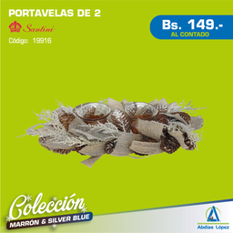 [I-19916] PORTAVELA 30X8X8CM P-201-3600136
