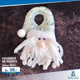 [I-20047] COLGANTE DE PUERTA SANTA NIEVE VERDE P-831-2787-321009-22C
