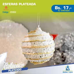 [I-20062] ESFERA PLATEADO P-831-XMTX349-080C