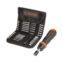[I-17833] JUEGO DE DESARMADORES CON 26 PUNTAS TRUPER P-TR-18219