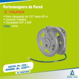 [I-19790] PORTAMANGUERA DE 40MTS P-TR-10390