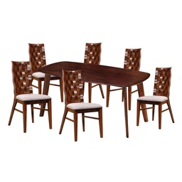 [I-12024] WAVE COMEDOR (6 SILLAS + 1 MESA) P-WAVE COMEDOR
