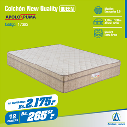 [I-17323] COLCHON NEW QUALITY EXTRAFIRME 32CMX1.98MX1.58M P-11009668