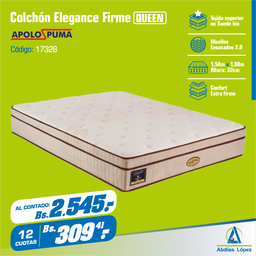 [I-17328] COLCHON ELEGANCE INTENSE 32CMX1.98MX1.58M P-11009762