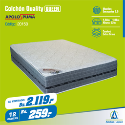 [I-20158] COLCHON QUALITY EXTRAFIRME 32CMX1,88MX1,38M C Z P-11007468