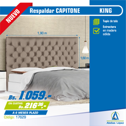 [I-17629] RESPALDAR / CABECERA PARA CAMA 3 PLAZAS P-CABECERA3PLAZAS P-CABECERA3PLAZAS