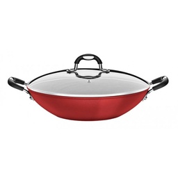 [I-8425] OLLA WOK CON TAPA 32 CM MONACO 20868/736 P-20868/736