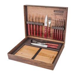 [I-15878] JUEGO ASADO 15 PZAS. POLYWOOD P-21198/770