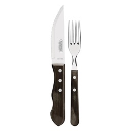 [I-7416] JGO. ASADO 12PZAS POLYWOD 21199/996 P-21199/996