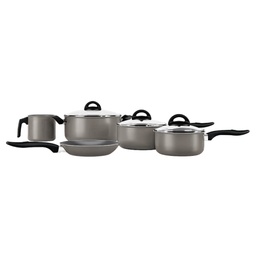 [I-16853] BATERIA DE COCINA BRINOX 5 PZS. CHILLI PLOMO P-7014/104