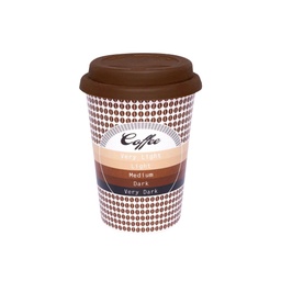 [I-14577] VASO DE CERAMICA P/VIAJE CAFE 300ML P-A15A-3E6P-1-0