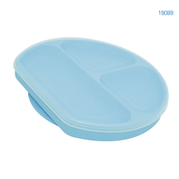 [I-19089] PLACA DE SILICONA CON 3 DIVISIONES 21CM P-7891361283095