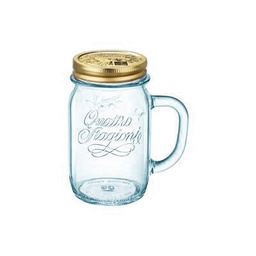 [I-14855] VASO QUATTRO C/MANIJA 41.5CL TRANSPARENTE P-100299594