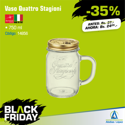 [I-14856] VASO QUATTRO CON MANIJA P-100271187